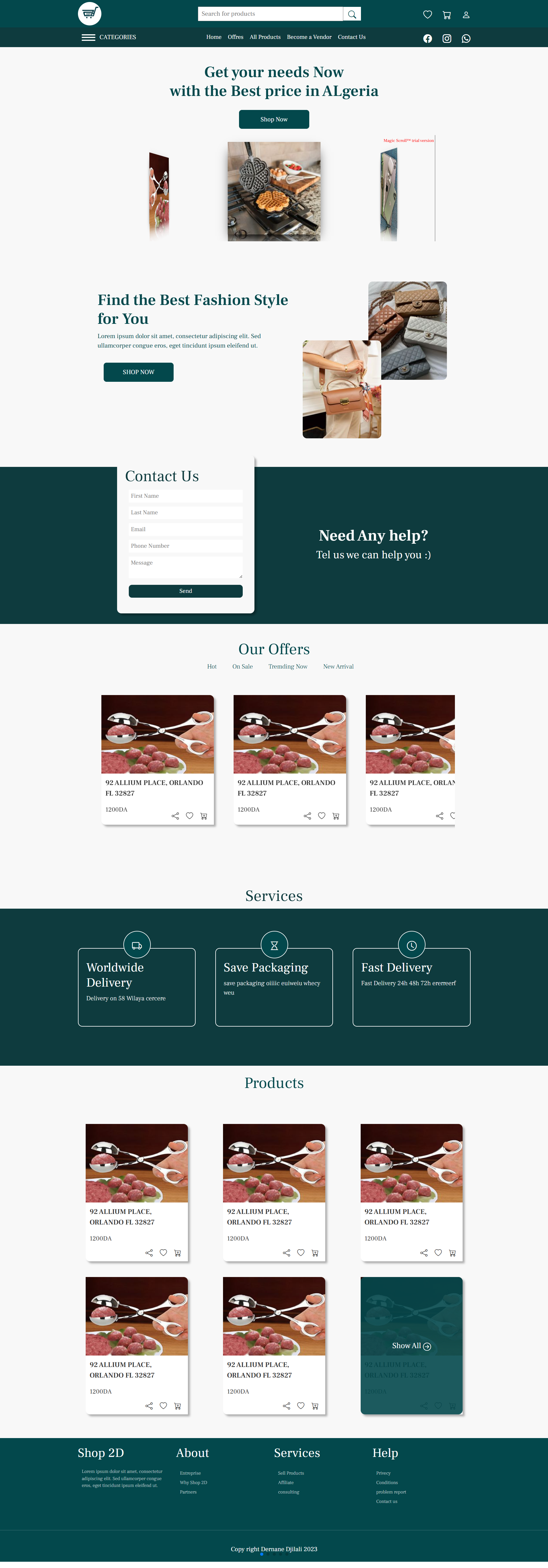 E-commerce marketplace